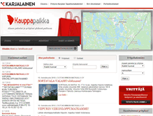 Tablet Screenshot of kauppapaikka.karjalainen.fi